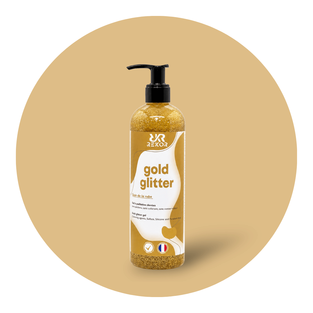 Gold Glitter Gel