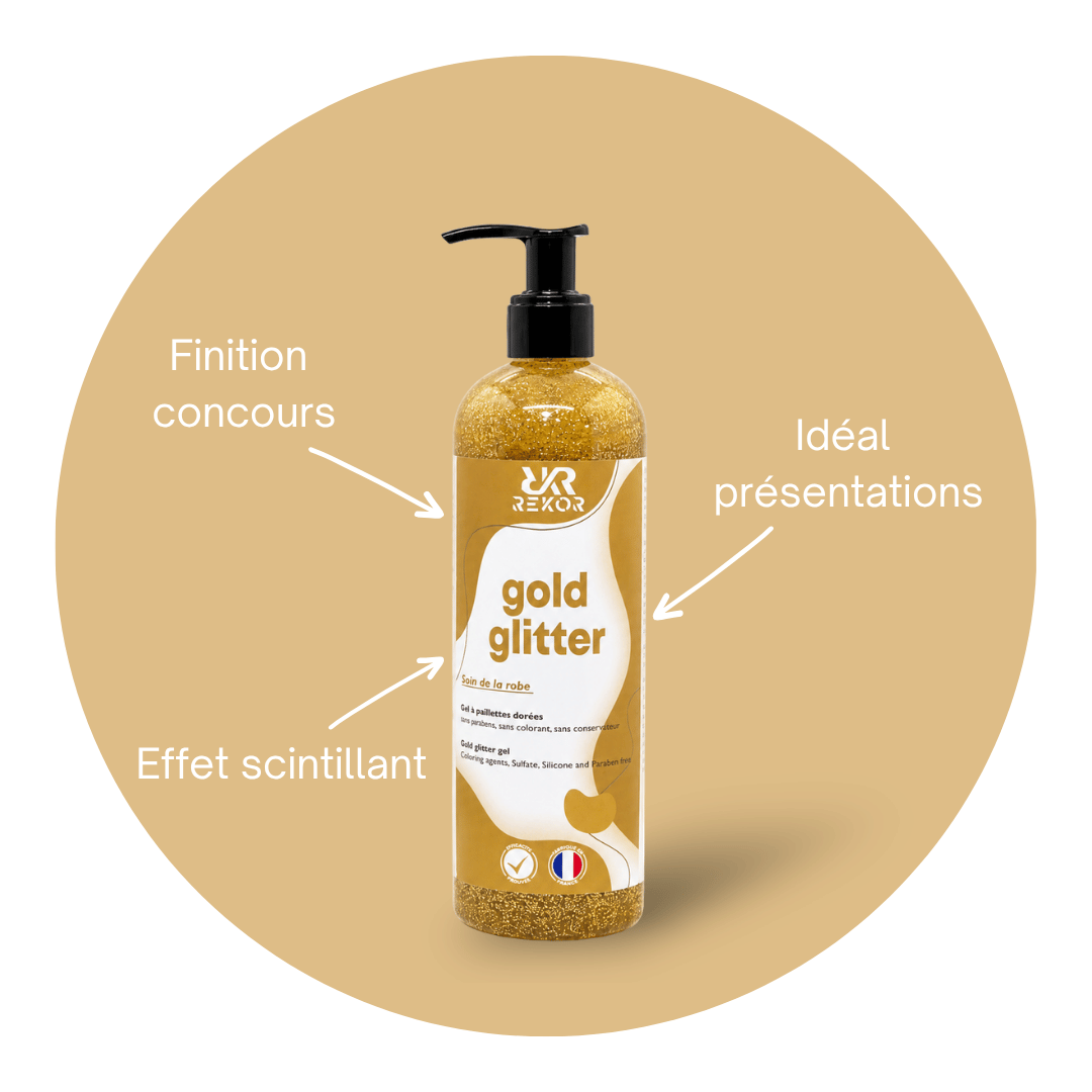 Gold Glitter Gel