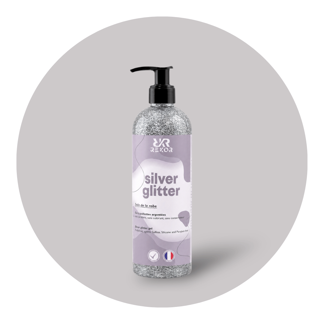 Silver Glitter Gel