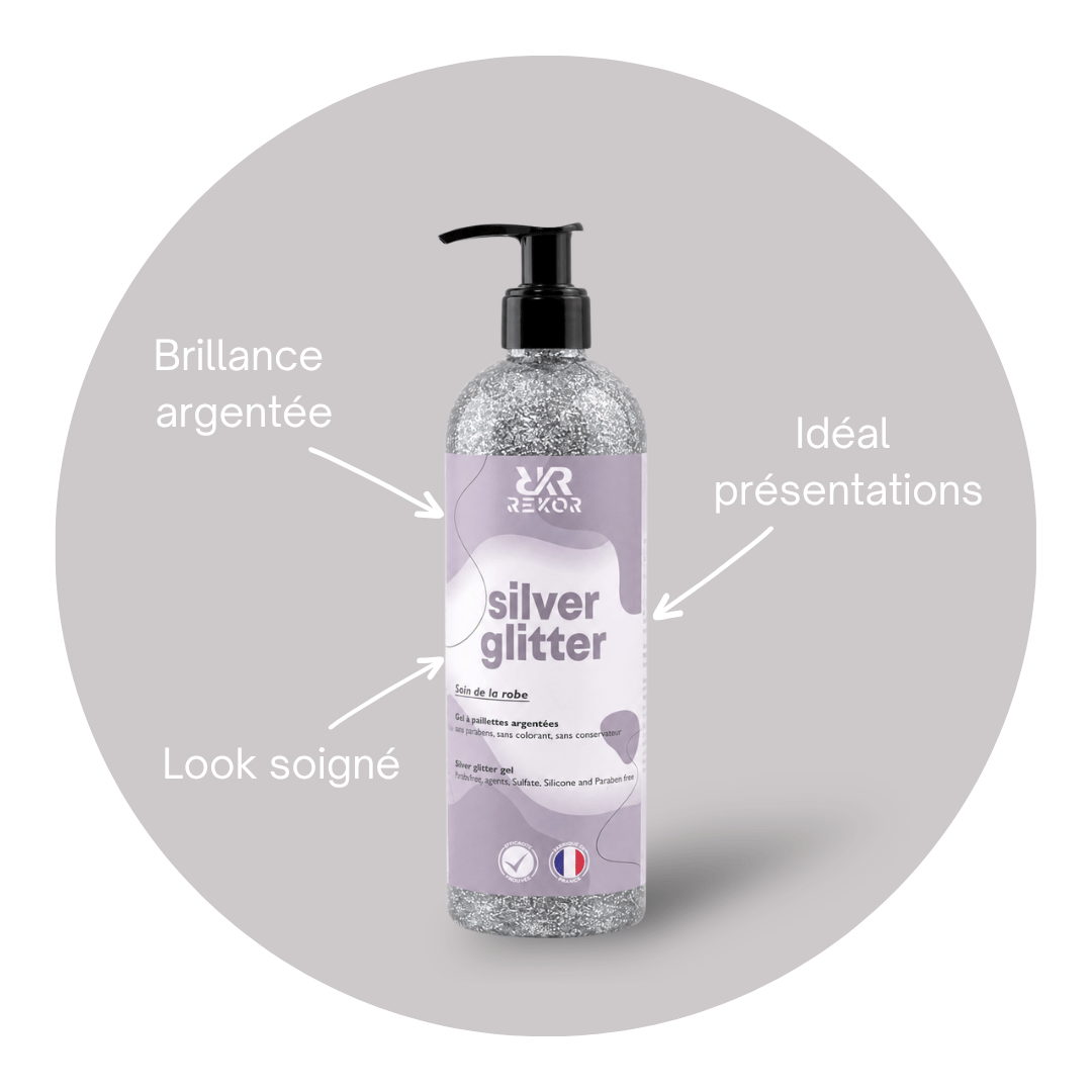 Silver Glitter Gel