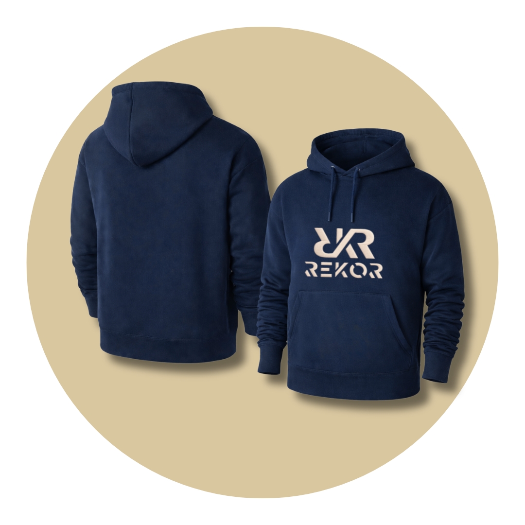 Sweat à Capuche Mixte Marine